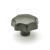 DIN6336 - Star knobs, Cast iron, Type B with plain through bore, Tol. H7