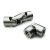 DIN808 - Stainless Steel-Universal joints with friction bearing, Form DG double, with friction bearing, with keyway