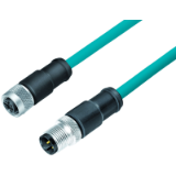 M12, series 763, Automation Technology - Sensors and Actuators - connection cable male cable connector - female cable connector