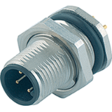 M12, series 763, Automation Technology - Sensors and Actuators - male panel mount connector