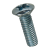 BN 14068 - Pozi oval countersunk head machine screws form Z (DIN 966A; ~ISO 7047), steel 4.8, zinc plated blue