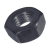 BN 116 - Hex nuts ~0,8d (DIN 934; ~ISO 4032), cl. 8, black-oxidized