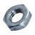 BN 124 - Hex jam nuts ~0,5d (DIN 439 B, ~ISO 4035), cl. 04, zinc plated blue