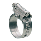 BN 950 - Hose clamps with worm gear drive for medium pressure (DIN 3017; MIKALOR ASFA-S), stainless steel A2 W4