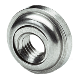 BN 26657 - Self-clinching nuts floating, with UNC thread, for metallic materials (PEM® AC), stainless steel 18/8 (AISI 300), passivated