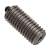 BN 13374 - Spring plungers with bolt and hex socket set screw bonded (HALDER EH 22060.), stainless steel 1.4305, Bolt stainless steel, black nitride