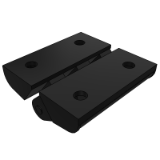 EV191-02 - PA Black Hinges With Screw-Covers