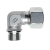NC-WEV-..LR/SR - Male adaptor elbow fittings, sealing edge form B acc. DIN 3852-2