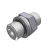 202156 - CONNECTOR MALE METRIC  - MALE METRIC WITH O.R. AND RETAINING RING ISO 9974 PORTS