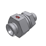 302664 - NON RETURN VALVE FROM METRIC MALE WITH ELASTOMER SEAL ISO 9974  TO MALE DIN 'L' ISO 8434-1