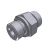 702852 - STRAIGHT END STUD MALE DIN S - METRIC END WITH METALLIC SEAL FOR ISO 9974 PORT