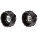 EH 24820. - Knurled Nuts plastic