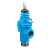 3128 - Threaded service valve for vertical installations with self-drainage