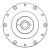 RGU2510A-C50_16 - Input shaft hole diameter-16