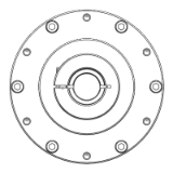 RGU2510A-C150-A90_22 - Input shaft hole diameter-22