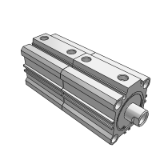 AF/ADF-TW - Compact cylinder/Double Rod Multi-Stroke Cylinder (TW)