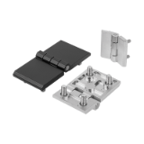 K1899 - Hinges die-cast zinc with fastening screws