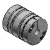 CPSWC, CPSHC - Couplings - High Rigidity Disk Type (Outer Dia. 65) - For Servo Motors - Both Sides Clamping