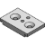 Type DBP 14040/18037 - Distance fastening plate