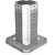 01854 - Torrette di serraggio ghisa grigia 4 lati con fori modulari