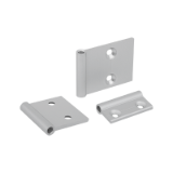 27869-05 - Hinge halves aluminium, in-frame