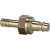Stems for couplings DN 7.2 - DN 7.8, both sides sealing, brass