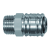 Quick disconnect couplings DN 7.2, nickel-plated brass, male