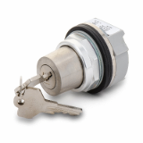 800T 2 Position Selector Switch, Cylinder Lock - 800T 2 Position Selector Switch, Cylinder Lock
