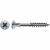 universal screw - Universal screw with centre drill, partial thread, flat countersunk head, cross recess Z, S point, WIROX