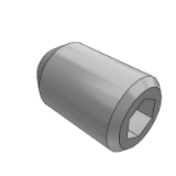 CCCSB - 钢珠滚轮（滚珠向上用） 不锈钢· 树脂·切削型 螺丝固定型
