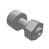 CCCHN - 钢珠滚轮/组件（滚轮向上用） 不锈钢·树脂切削型 螺帽固定型