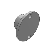 CCCHF - 钢珠滚轮/组件（滚轮向上用） 不锈钢·树脂切削型 法兰安装型