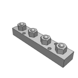 CCUHL - 钢珠滚轮/组件（滚轮向上用） 不锈钢·树脂切削型 六角螺栓型