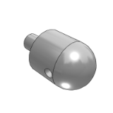 DBANCN,DBAPS,DBAQCN,DBARS - 定位导向零件-导正销-外螺纹安装型-球头型-球头锥型