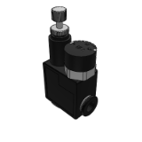 FFGCM - 气缸/相关配件-调节阀-带仪表弯管型