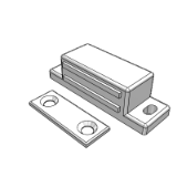 GAFULU - 标准磁力扣-普通吸力-双磁芯-塑胶型