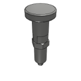 22120 (with hexagon collar and locking, SUS) - Index Plungers (With snap lock, SUS303)