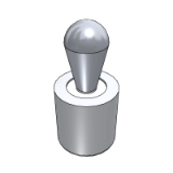 22150 (smooth, Steel pin) - Lateral Plungers (Embedded type, Aluminum)