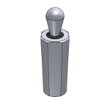 22150 (with thread, with seal) - Lateral Plungers (Lock type, Steel)
