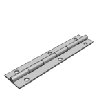 VKJ15 平型碳钢蝶形铰链-长型-圆孔型