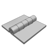 VKU02 平型焊接蝶形铰链-方型-经济型