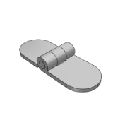 VKU07 平型焊接蝶形铰链-圆角型/偏心旋转型