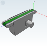 平皮带输送机-宽度指定型-中间驱动双槽型材（带轮直径30mm）-调速型/变频型