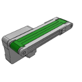 平皮带输送机-全型材宽度选择型-头部驱动双槽型材（带轮直径30mm）-步进型