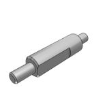OAB51_56 圆形支柱-两端外螺纹型-螺纹长度指定型-带扳手槽型