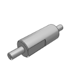 OAJ51_56 圆形支柱-台阶型-两端外螺纹型-带扳手槽型
