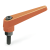 GN 101 - Adjustable Clamping Levers with Steel Components, Threaded Stud Type Inch