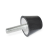 GN 253 - Buffer, with threaded stud, Blunt conical shape, Inch