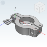 BLQ24 - Vacuum Pipe Fittings Heavy Duty Double Rivet Clamps