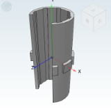 OBM03 - Sliding film (for aluminum-plastic sliding bearing), open type